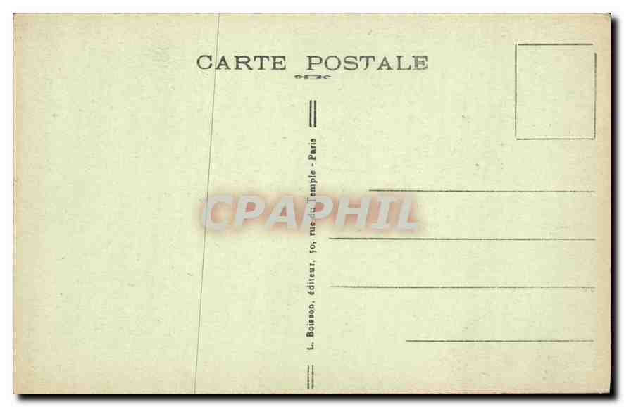 Mémorial national — Soldat français mort pour la patrie — L. Boisson, éditeur, Paris — Verso