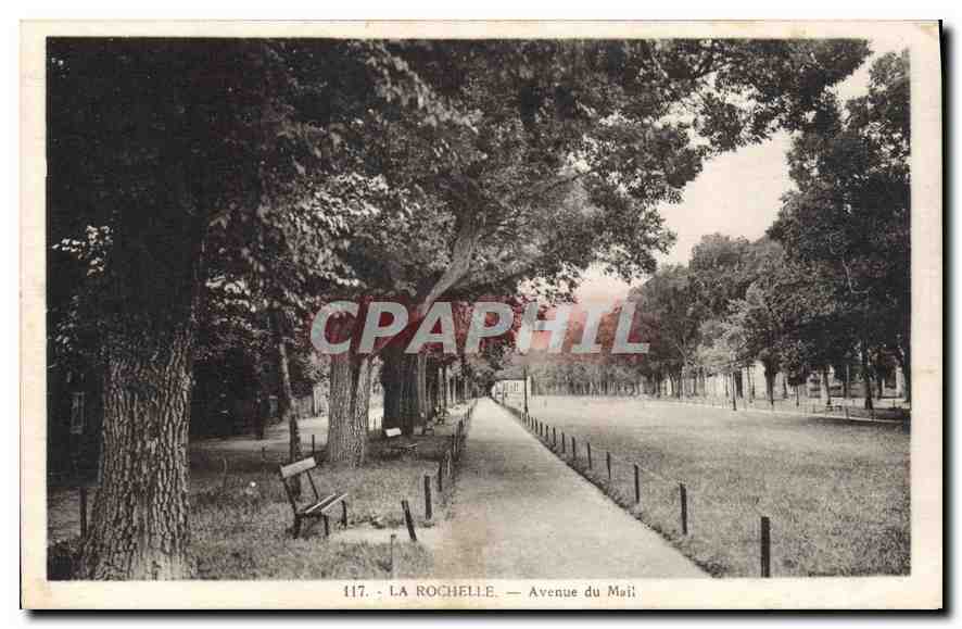 CPA La Rochelle Avenue du Mail 
