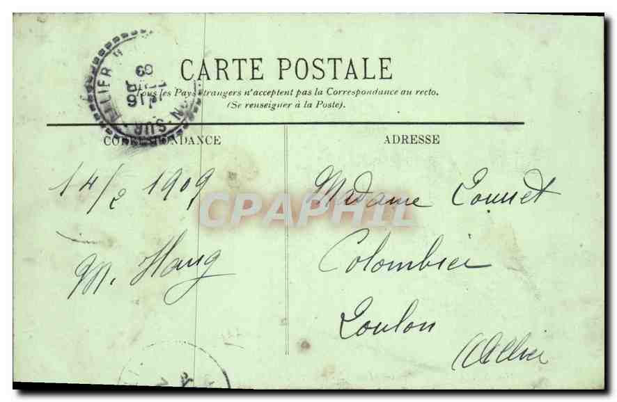 CPA Marseille l'hotel de Ville XVI siecle  — Verso