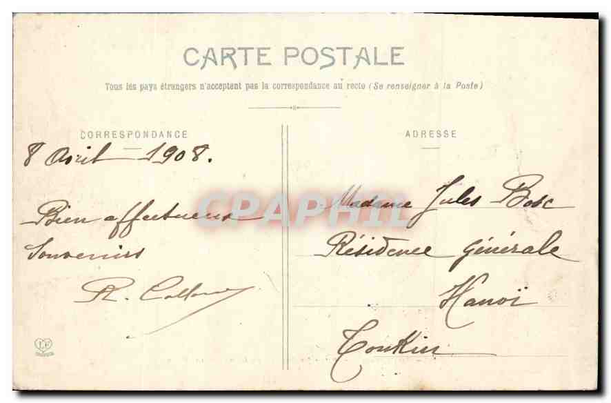 CPA Toulous Pont St Pierre et Dome de la Grave  — Verso