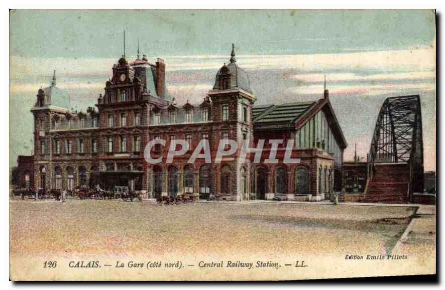 CPA Calais la Gare Cote Nord 