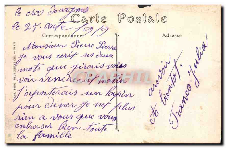 CPA Cros de Cagnes Alpes Maritimes l'eglise  — Rückseite