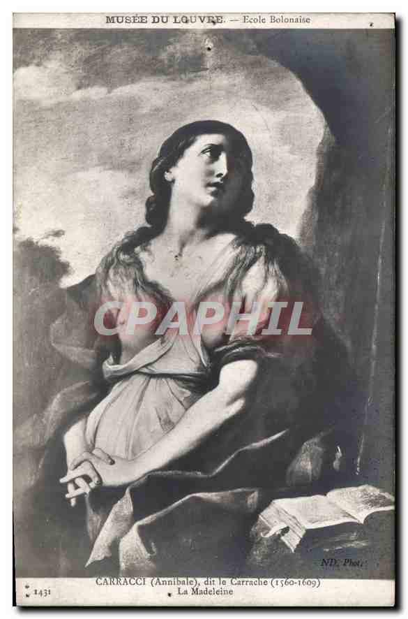 CPA Musee de Louvre Carrachi Annibale dit la Carrachi La Madeleine 