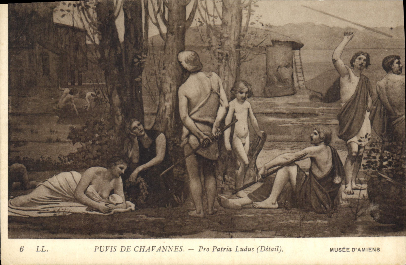 Pro Patria Ludus — détail — Puvvis de Chavannes, Musée d'Amiens