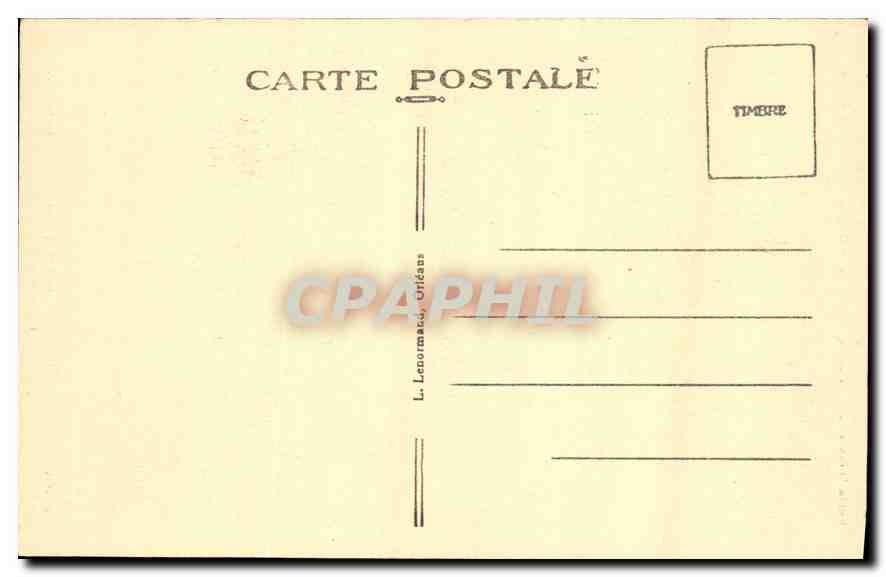 CPA Sully sur Loire Loiret Chemin de ronde qui surmonte le Donjon et communique avac les tours  — Rückseite