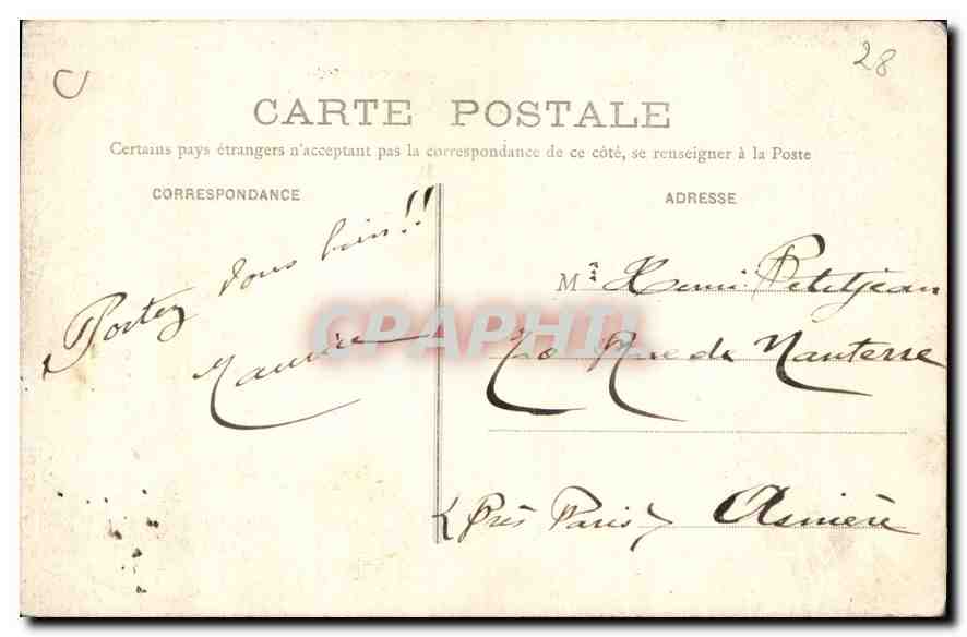 CPA Dreux Chapelle Saint Louis Tombeau de Louis Philippe et de la Reine Marie Amelie groupe de Anton — Verso