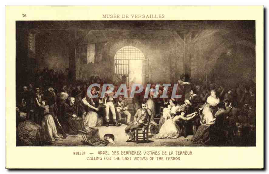 Aufruf der letzten Opfer der Terrorzeit — Museum von Versailles — Braun & Cie, Paris