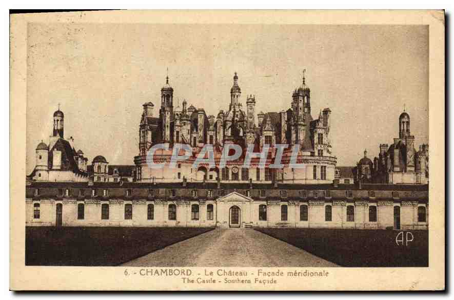 CPA Chambord Le Chateau Facade meridionale 
