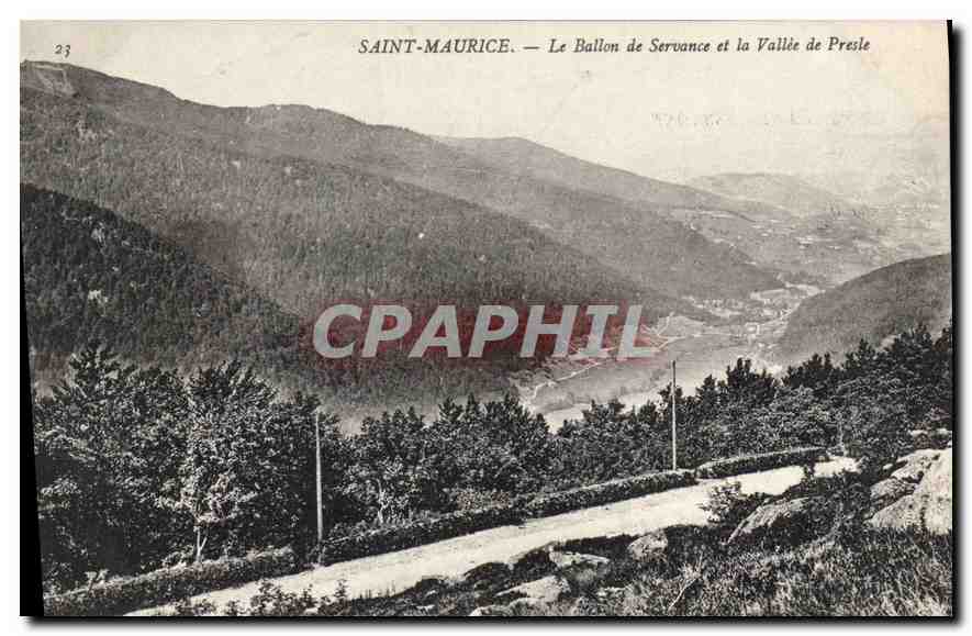 CPA Saint Maurice Le Ballon de Servance et la Vallee de Presle 
