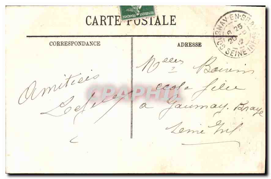 CPA Compiegne Le Chateau Le Salon de Musique  — Rückseite