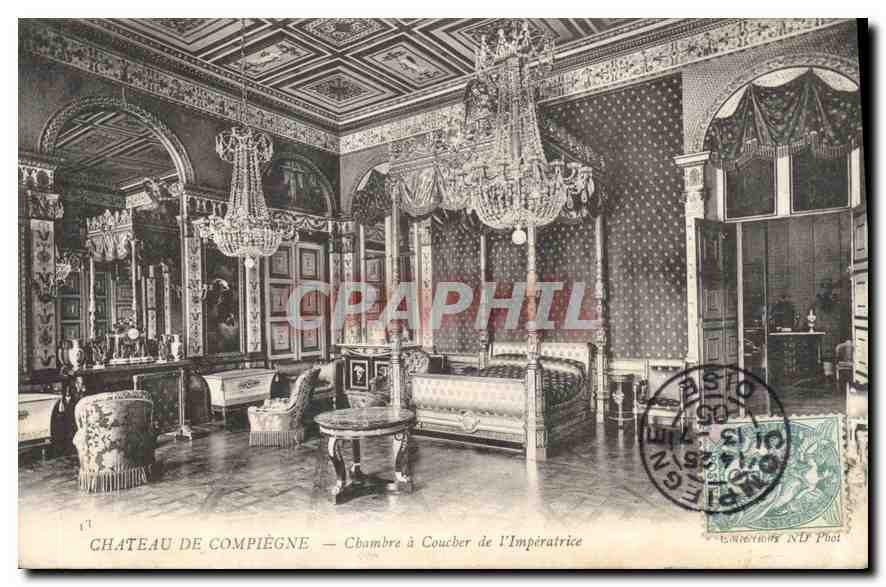 Château de Compiègne — Chambre à Coucher de l'Impératrice — TINNEYRIEMS ND Phot