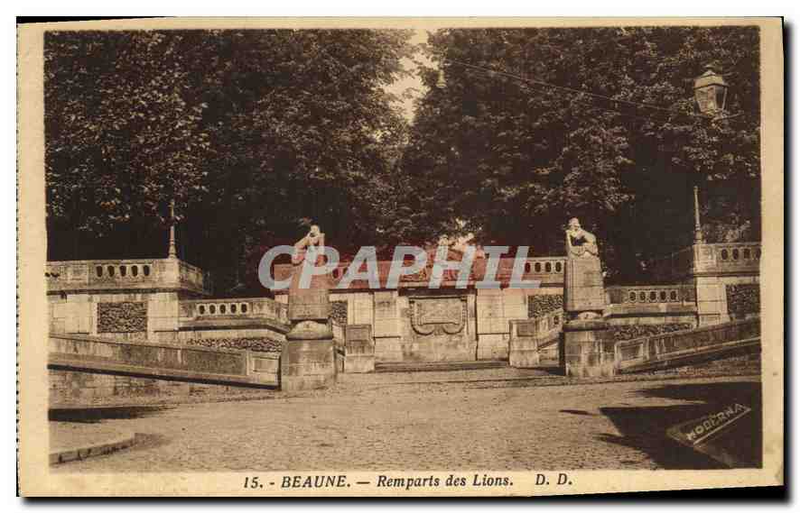 CPA Beaune Remparts des Lions 