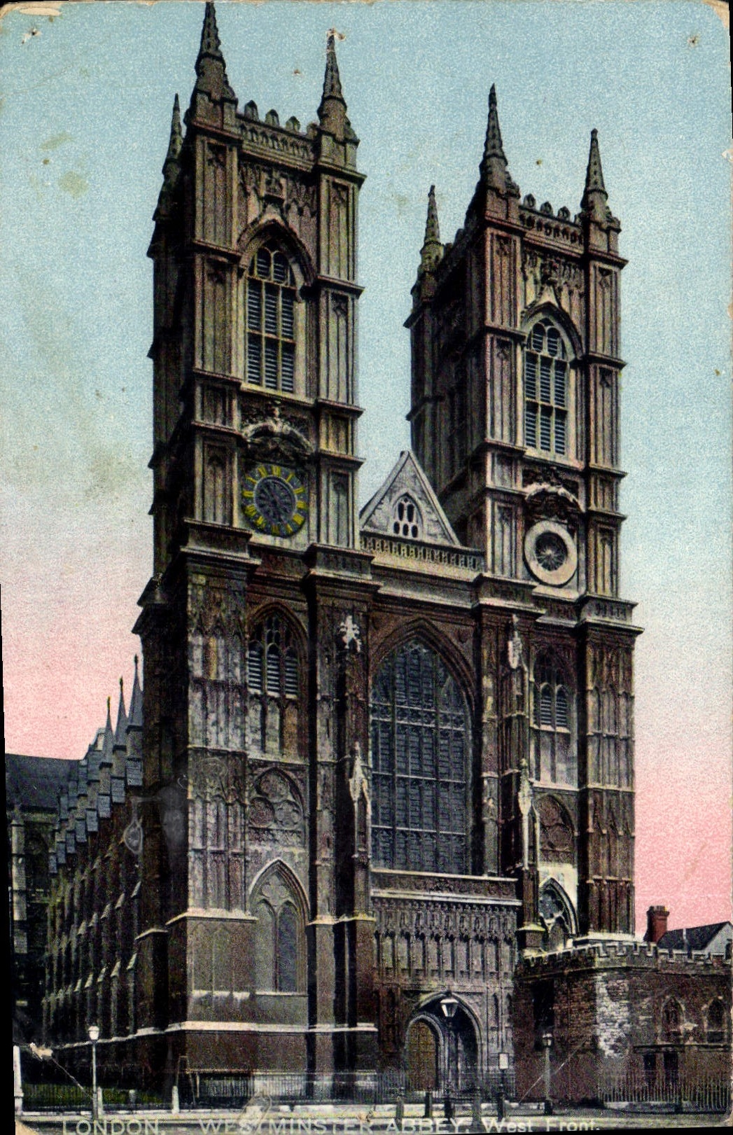 CPA London Westminster Abbey West Front 