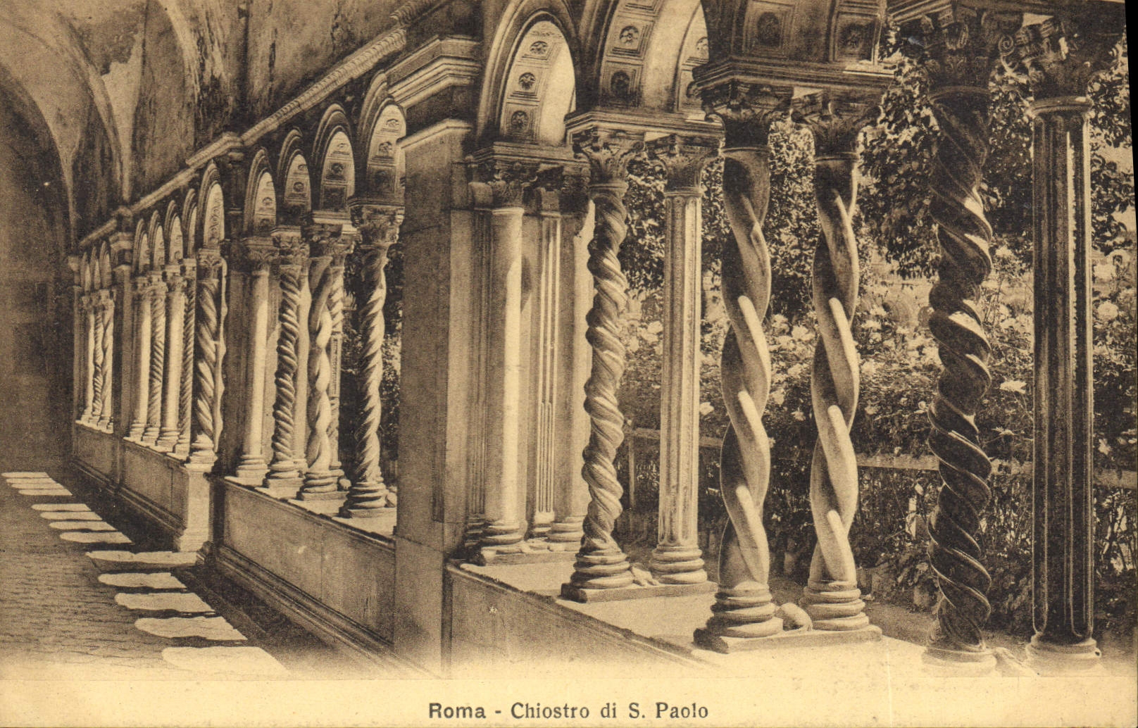 CPA Roma Chiostro di S Paolo 