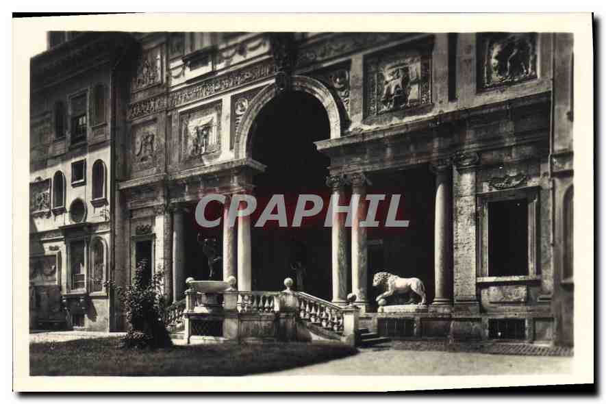 CPA Roma Villa Medici Prospetto del Palazzo dell'Accademia di Francia 