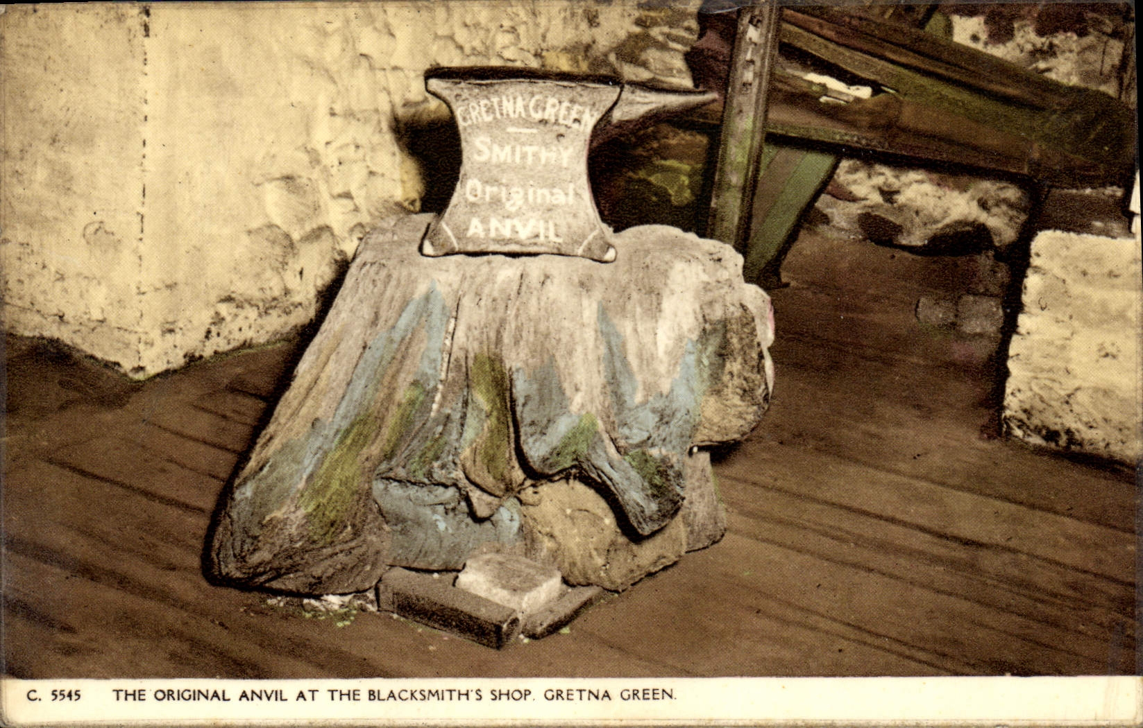 L'ancien marteau du forgeron à Gretna Green — éditeur C. 5545