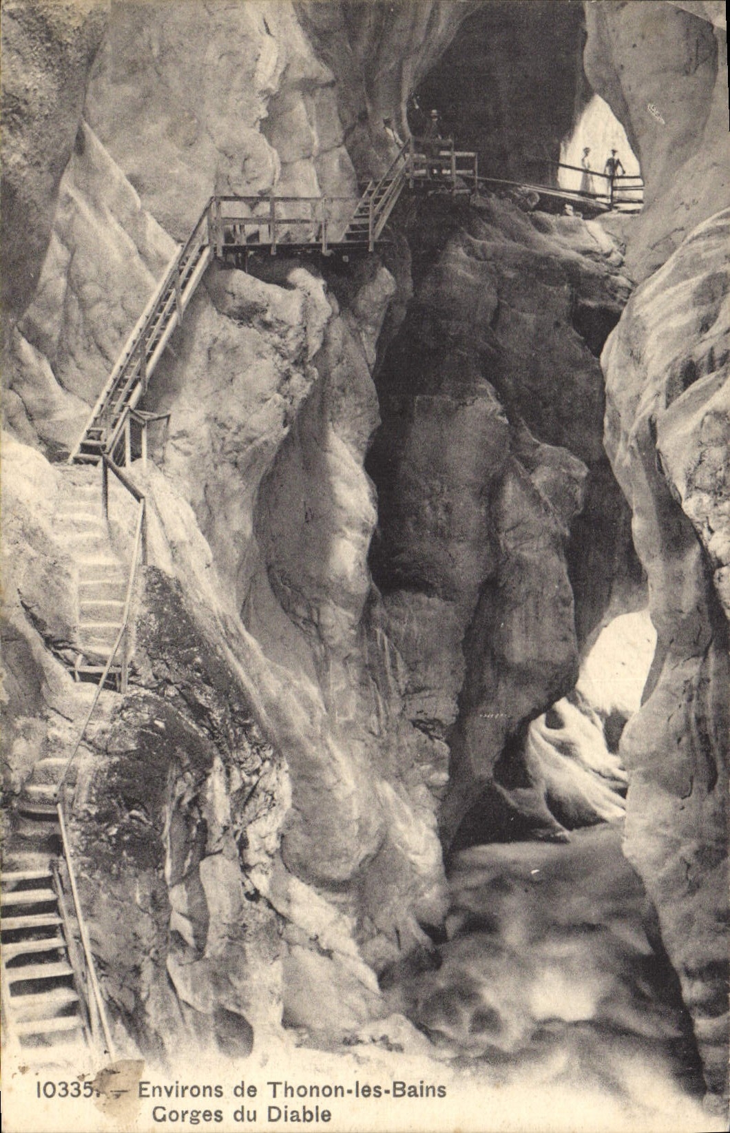 Gorges du Diable — Environs de Thonon-les-Bains — Phototypie à Neusshâtel