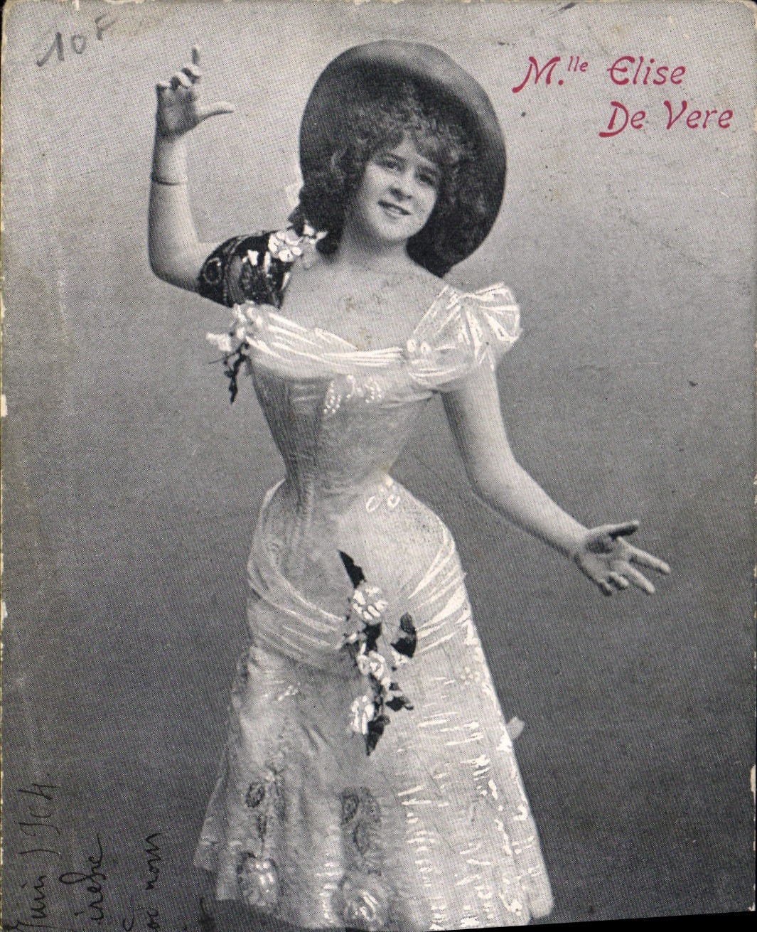 CPA Mlle Elise de Vere