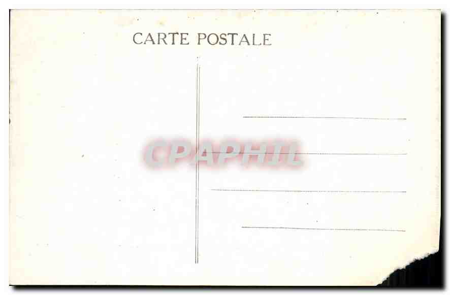CPA Chasses en Foret d'Ermenonville Hallali sur Pied au Poteau des Gendarmes Chiens — Rückseite
