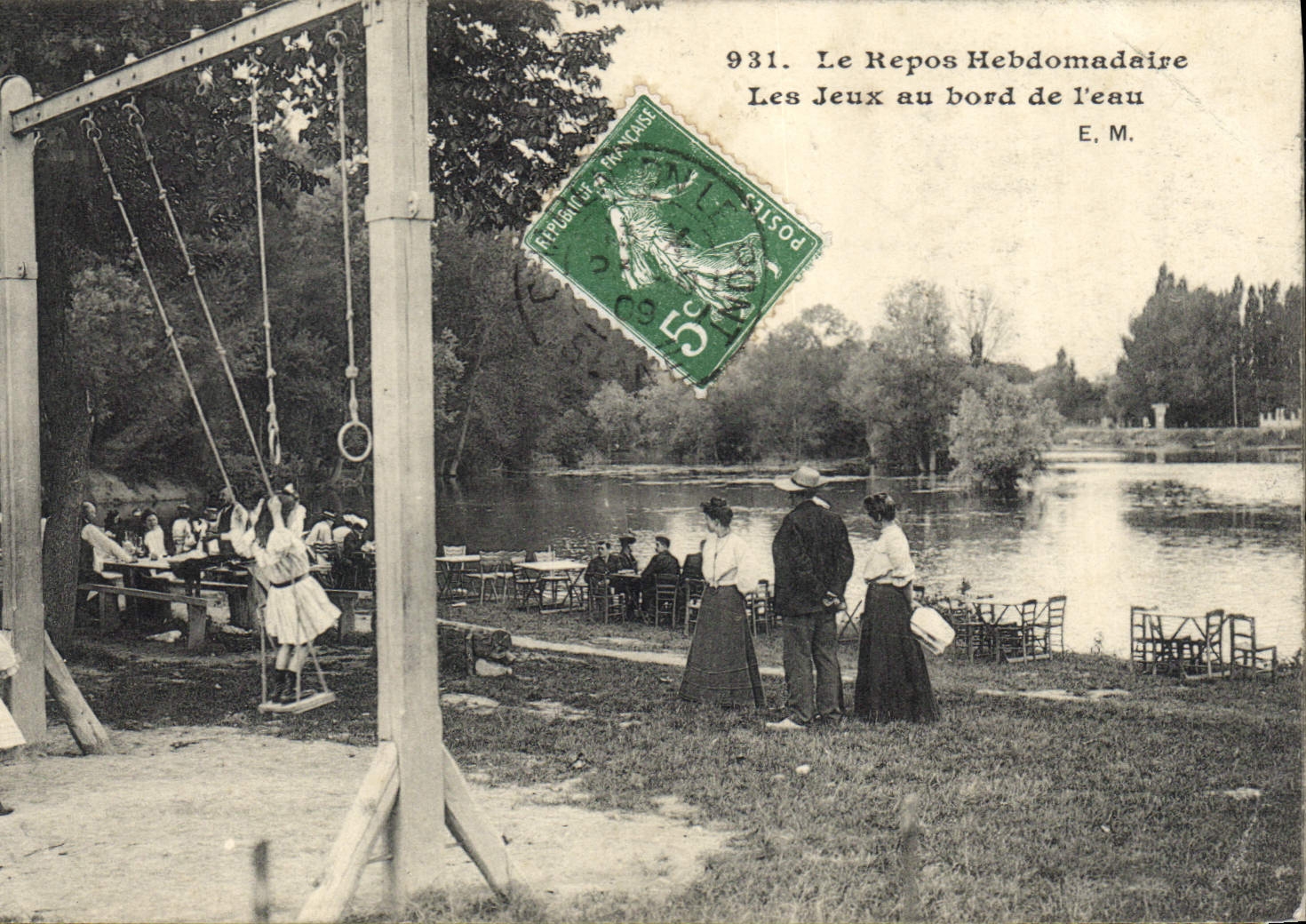 Les Jeux au bord de l'eau — Le Repos Hebdomadaire — E. M.
