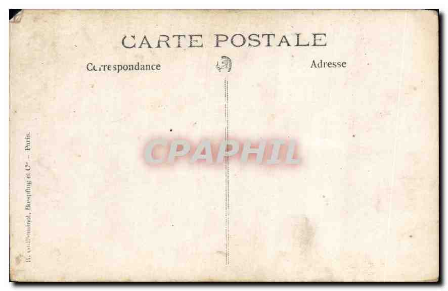 CARTE PHOTO Femme — Verso
