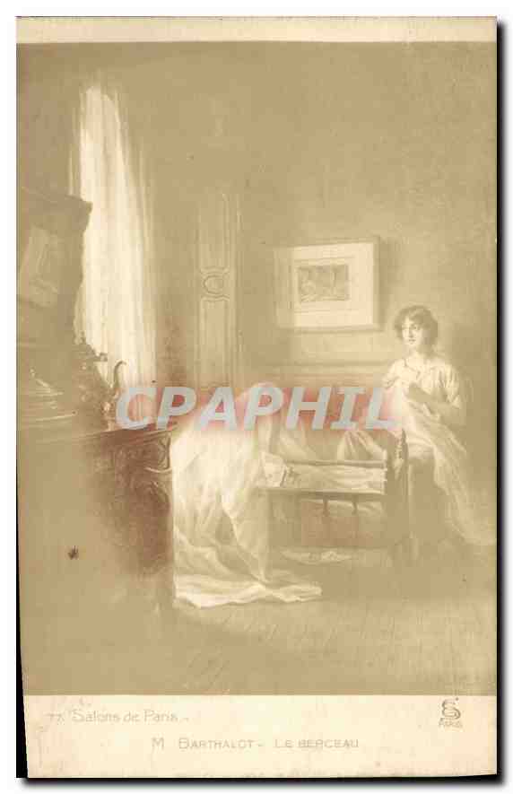 CPA Salons de Paris M Barthalot Le Berceau 