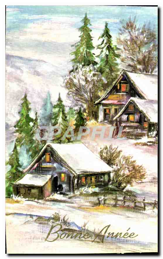 CPA Bonne annee