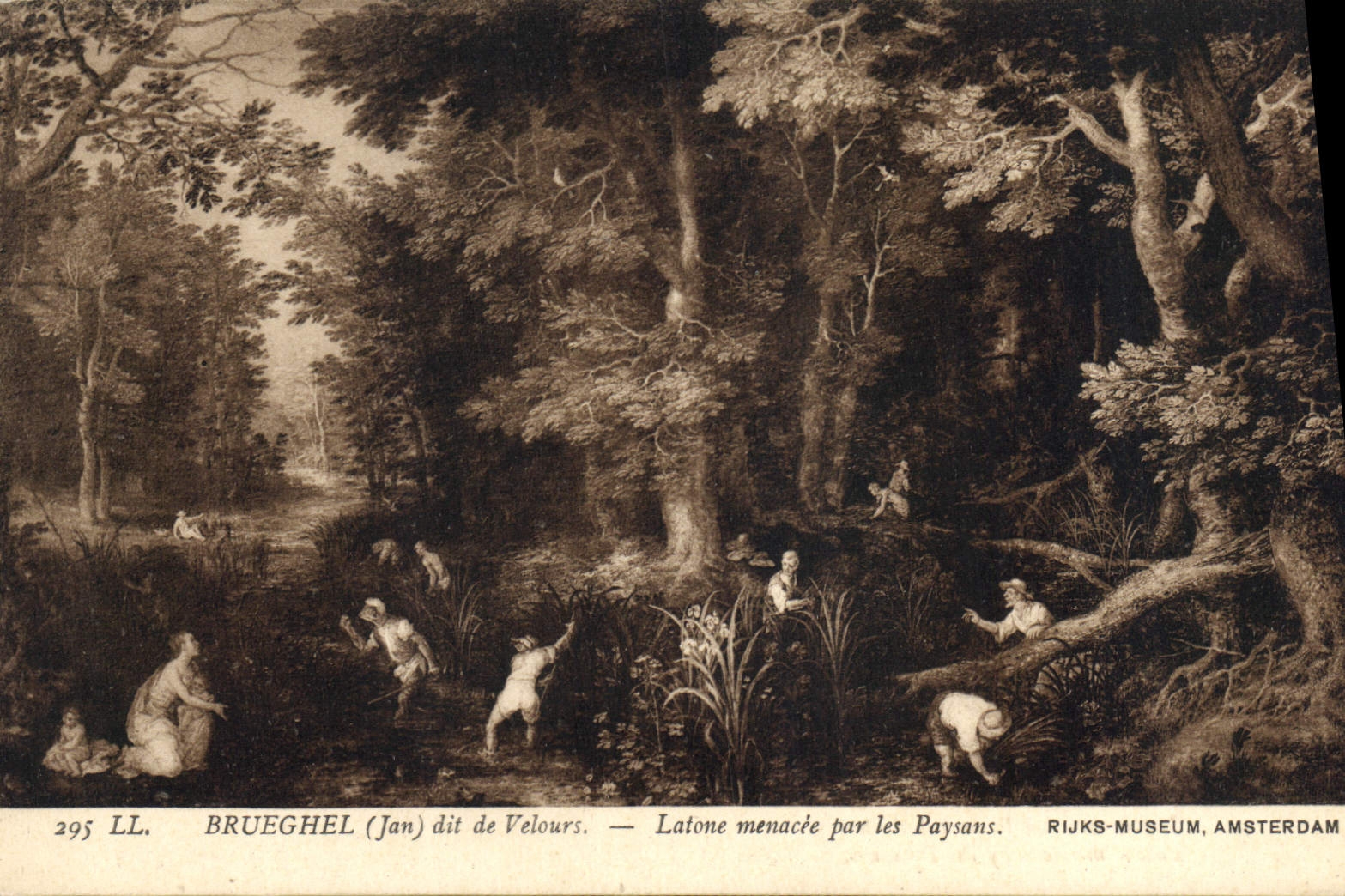 Latone menacée par les Paysans — Brueghel (Jan) dit de Velours — Rijksmuseum, Amsterdam