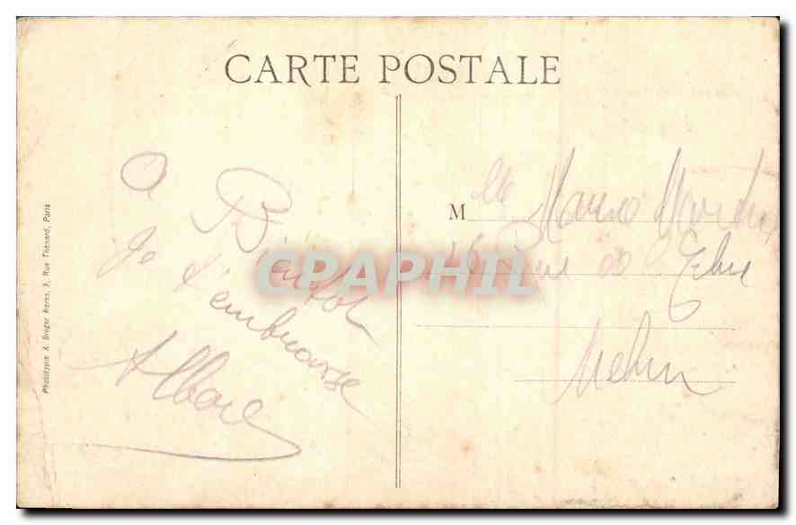 CPA Musee de Louvre Le Denica de Cesar Valentin  — Rückseite