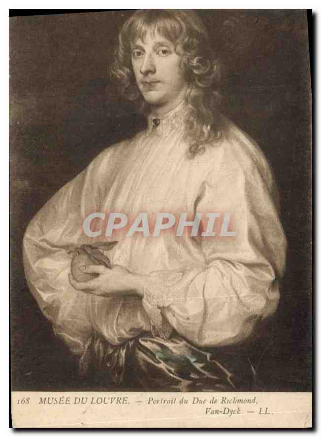 CPA Musee de Louvre Portrait de Duc de Richmond  Van Dyck