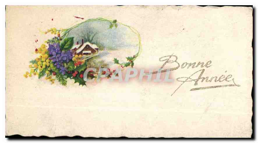 CPA Bonne annee