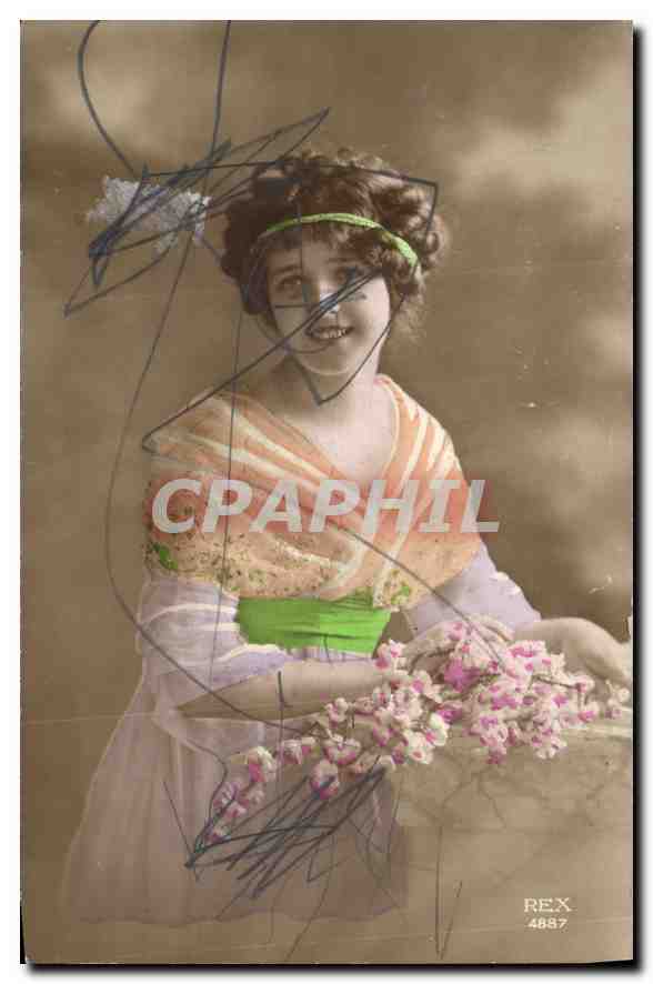CPA Fantaisie Femme