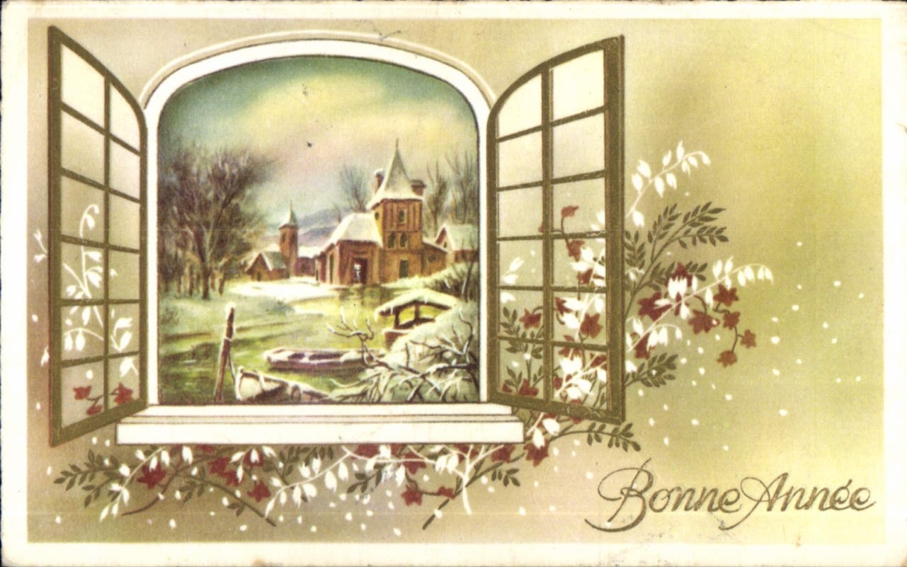 CPA Bonne annee