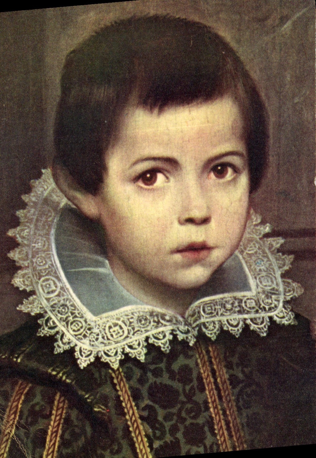 Portrait de Jeune Garçon — Corneille de Vos — Musée d'Anvers — Édité par le Comité National de l'Enfance