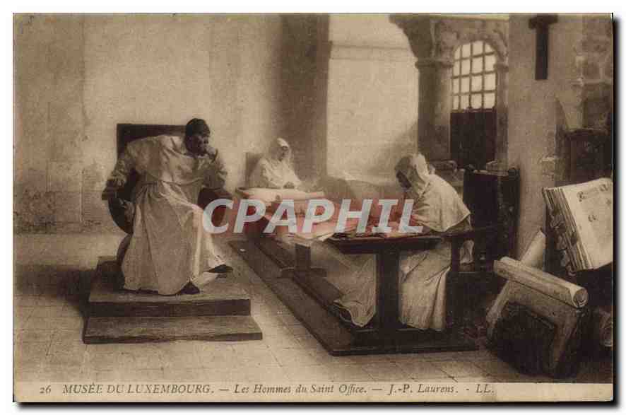 CPA Musee du Luxembourg Les Hommes du Saint Office 