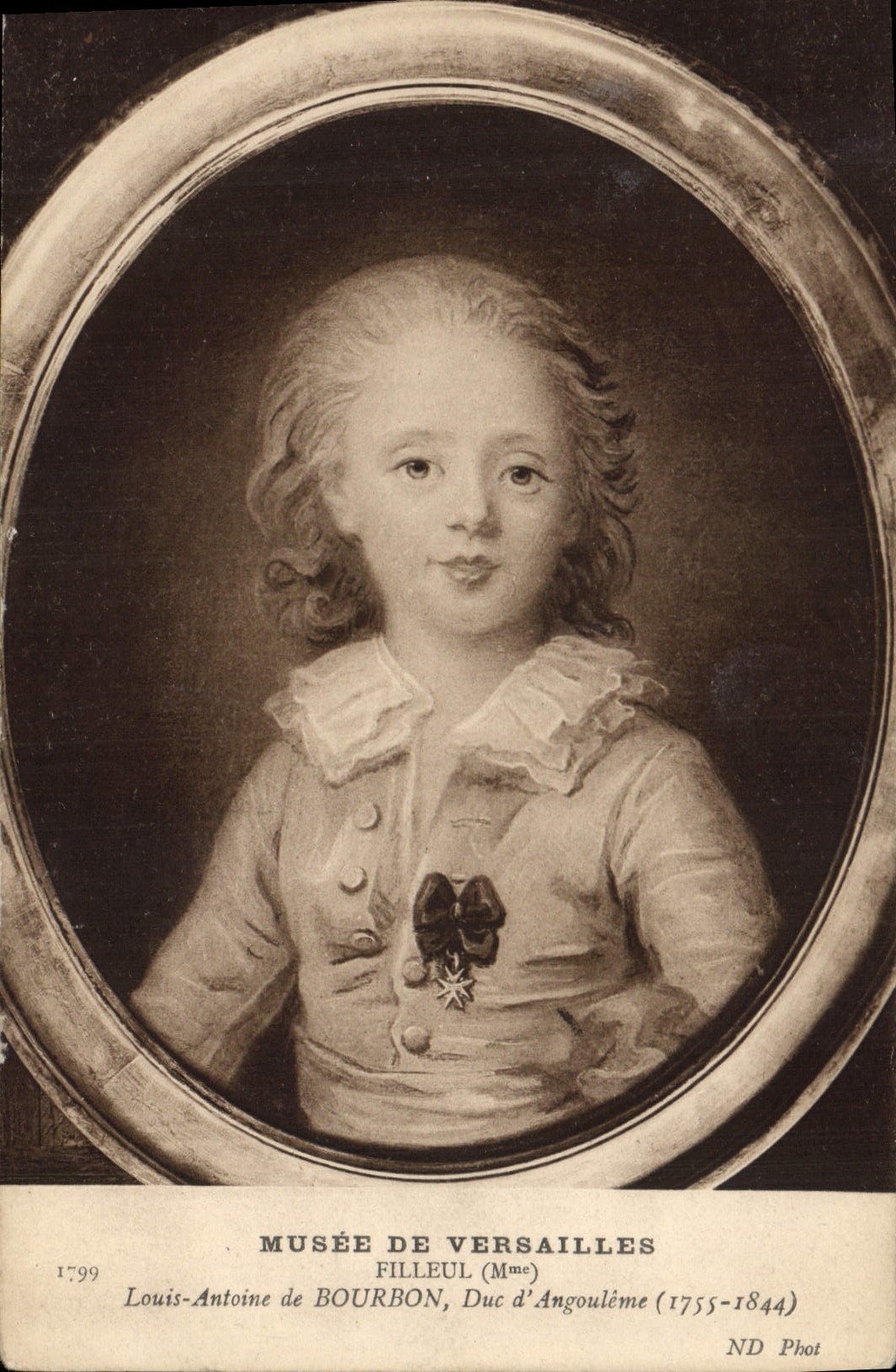 CPA Musee de Versailles Filleul Louis Antoine de Bourbon Duc d'Angouleme 