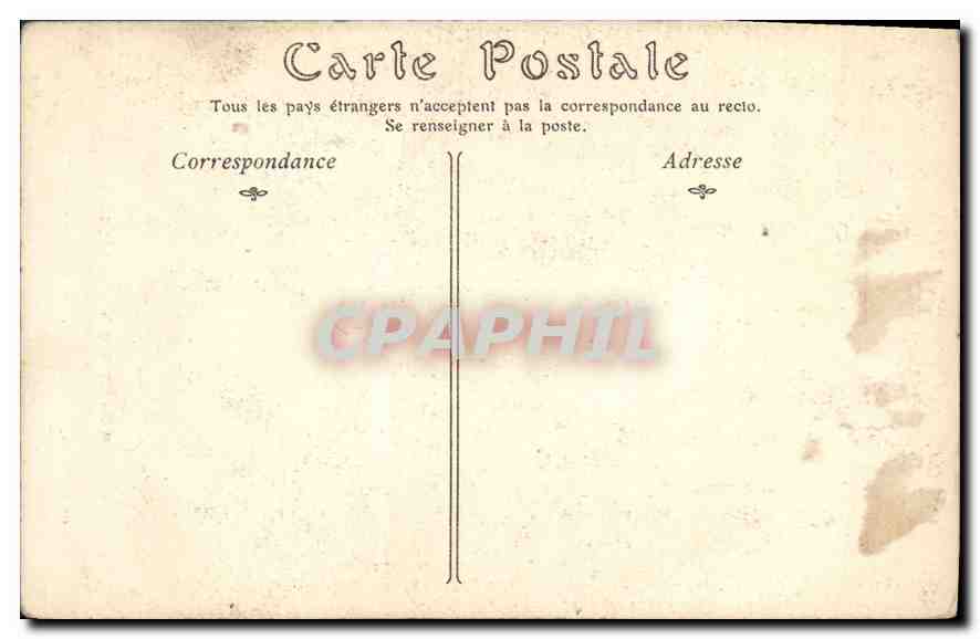 CPA Musee de Versailles Filleul Louis Antoine de Bourbon Duc d'Angouleme  — Rückseite