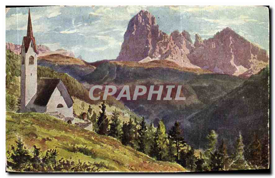CPA Bei St Uirich Grodnerthal Original v L Steiner 