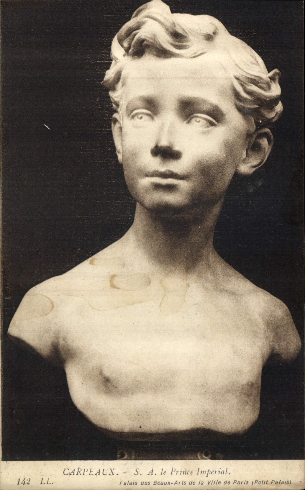 Buste du Prince Impérial — sculpture de Carpeaux — Palais des Beaux-Arts de la Ville de Paris (Petit Palais)