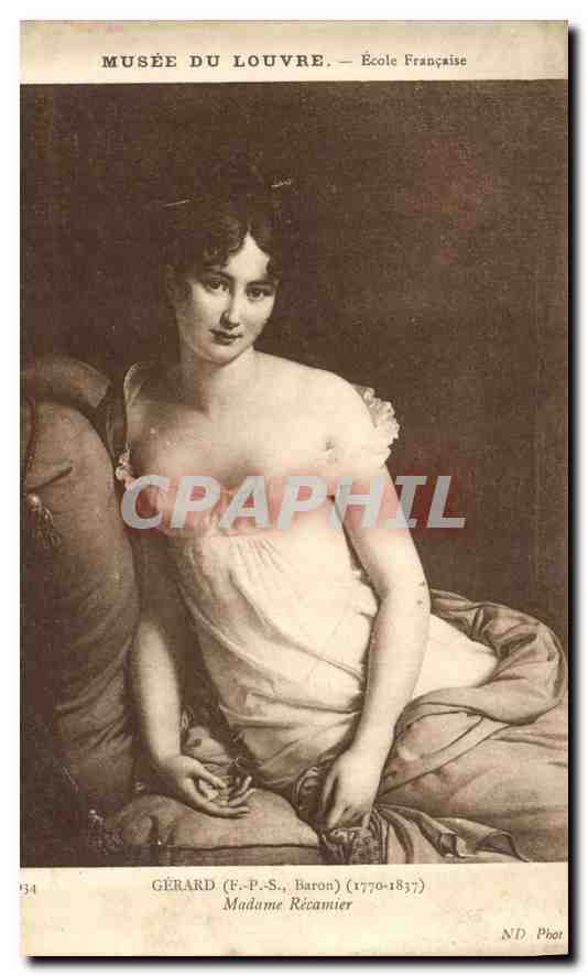 Madame Récamier — Portrait par Gérard — Musée du Louvre