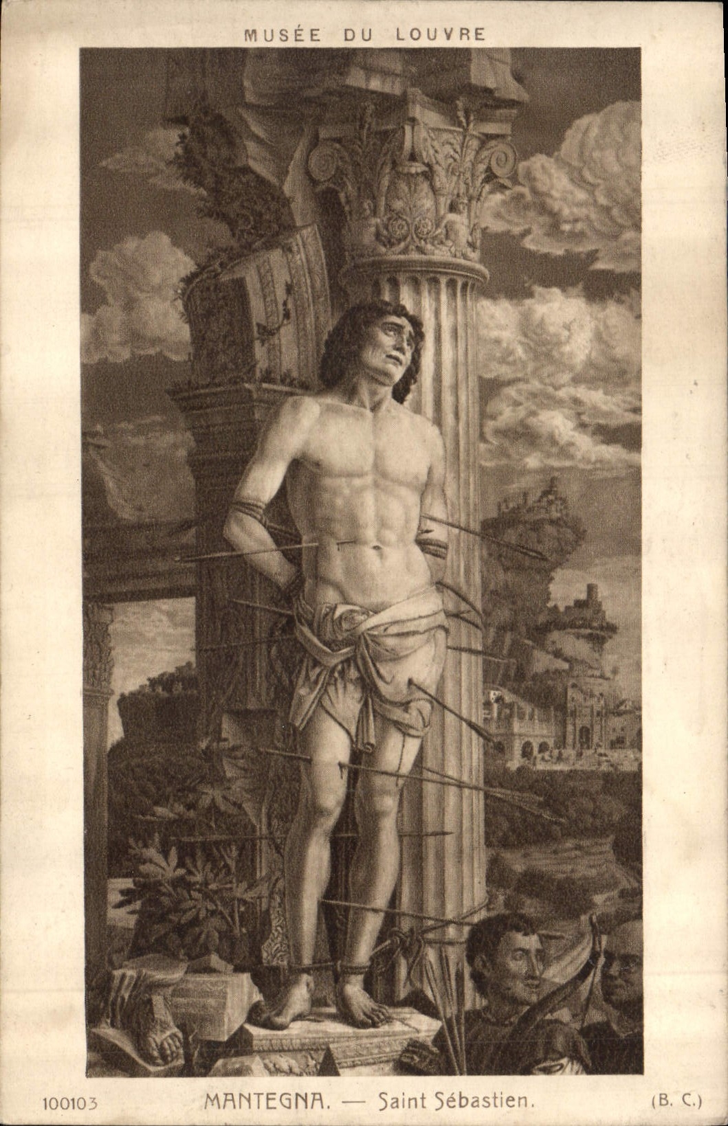 CPA Musee de Louvre Mantegna Saint Sebastien 