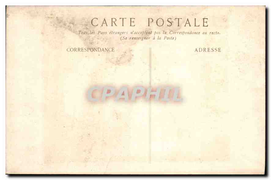 CPA Leonardo de Vinci Sainte Anne  — Verso