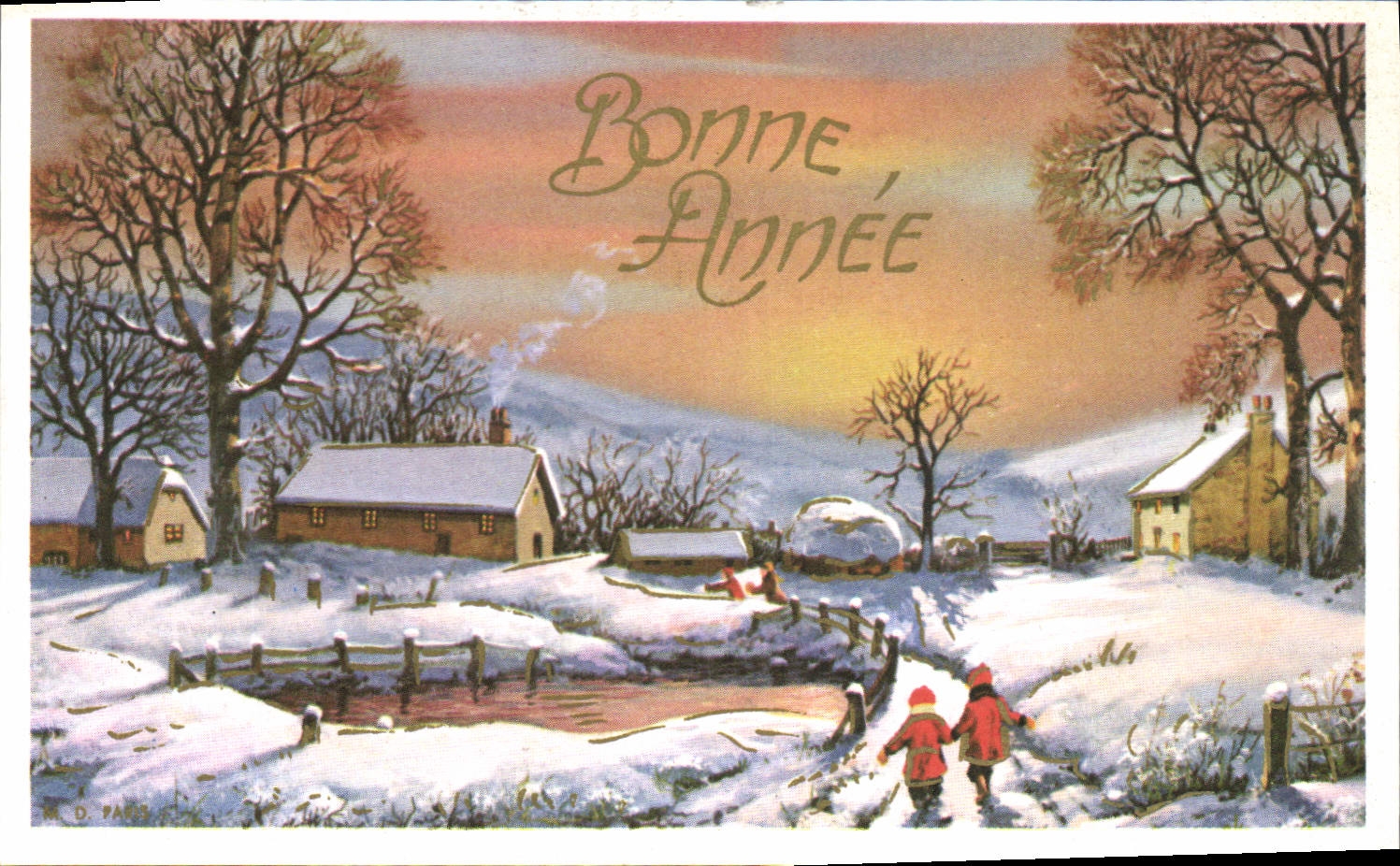CPA Bonne Annee 
