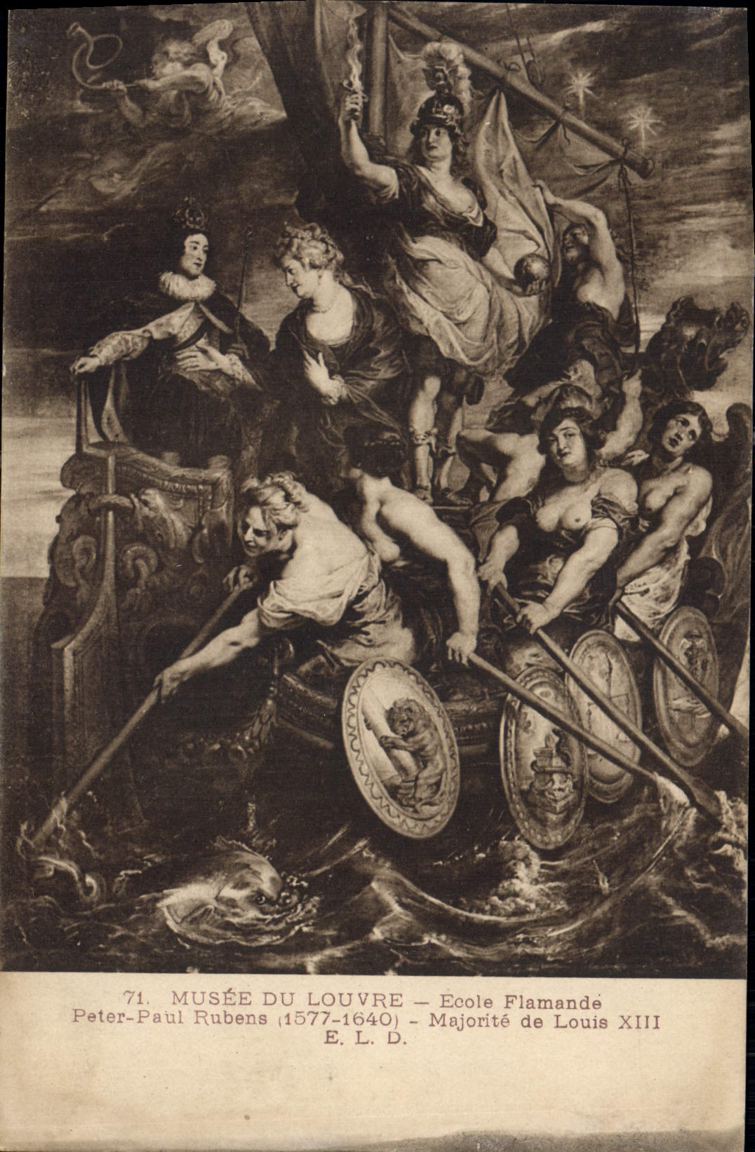 La Majorité de Louis XIII — École Flamande — Musée du Louvre — Peter-Paul Rubens (1577-1640)