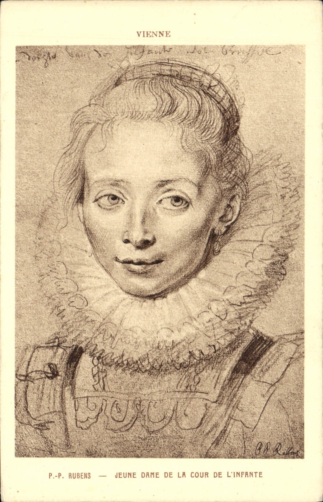 Junge Dame aus dem Hof der Infanta — P.-P. Rubens — Wien