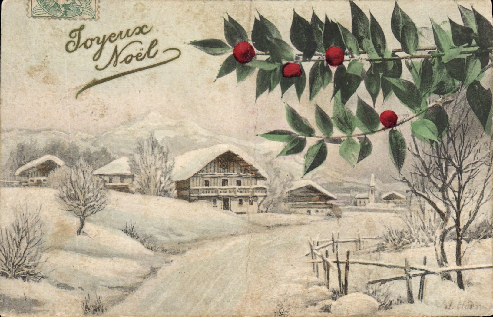 CPA Joyeux Noel