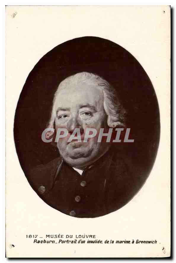 Portrait d'un invalide de la marine à Greenwich — Raeburn — Musée du Louvre, n° de série 1817