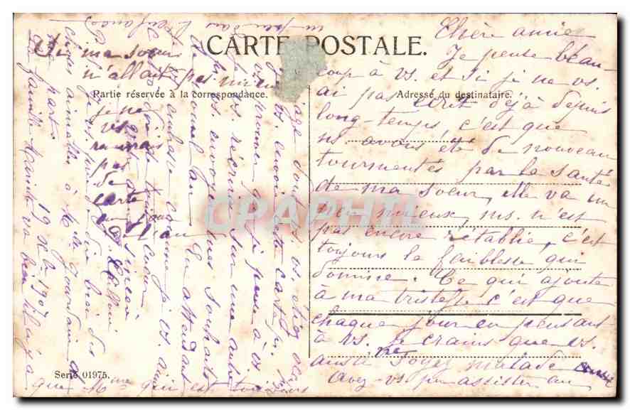 CPA Heureux Noel  — Rückseite