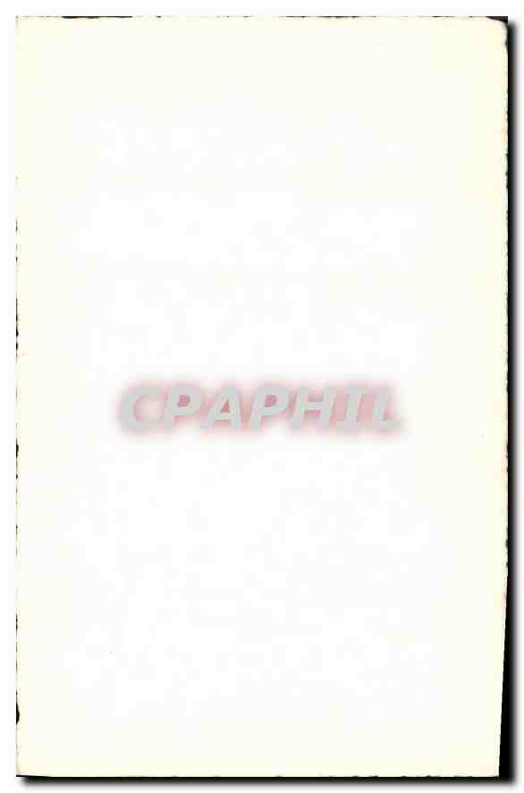 CPA Personnage — Rückseite