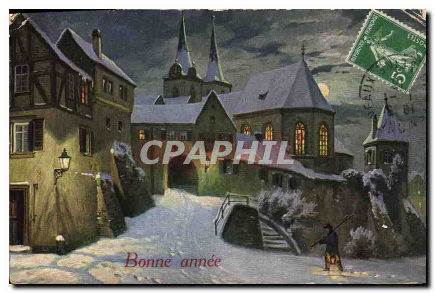 CPA Bonne Annee 